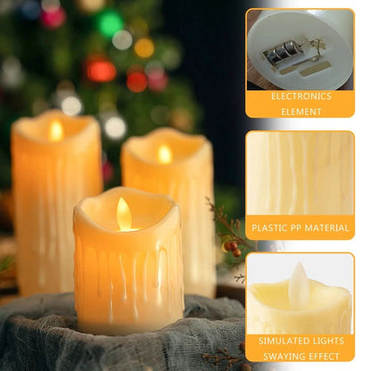Authentic Flameless White Candle Light