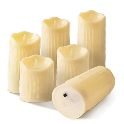 Authentic Flameless White Candle Light