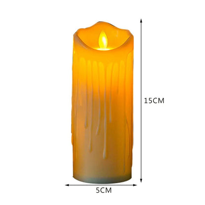 Classic Flickering White LED Candles