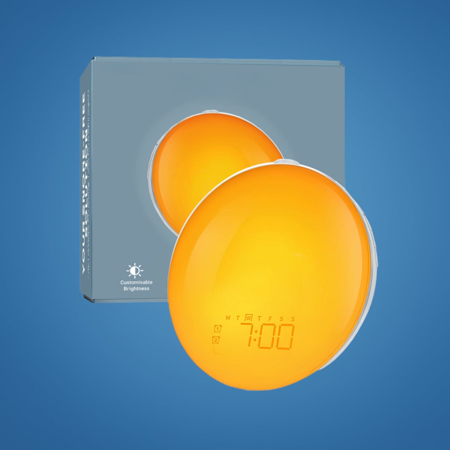 Wake-Up Light Alarm Clock for Heavy Sleepers with Simulated Sunrise