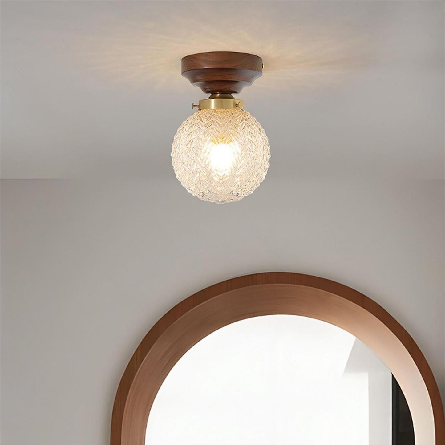 Classic Glass Drop Ceiling Lamp