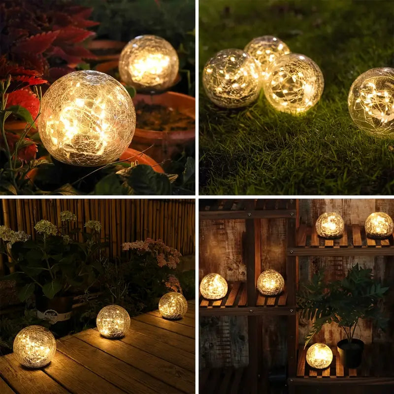 Energy Saving Garden Globe Light Fixture