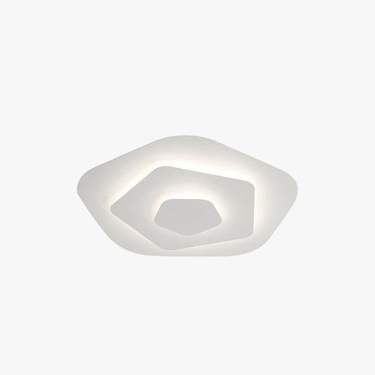 Bright LED Ceiling Fixture with Glass and Chrome - Luxicro