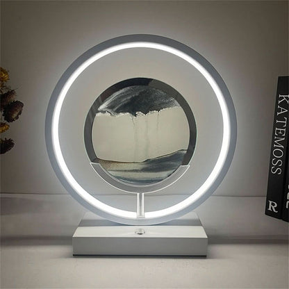 Bright USB Table Lamp with Soft Glow and Power Outlet