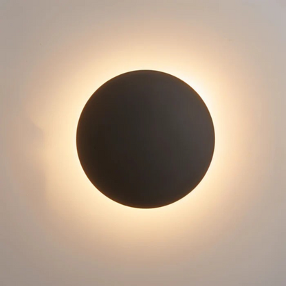 Contemporary Circular LED Wall Lamp Low Energy Indoor Light