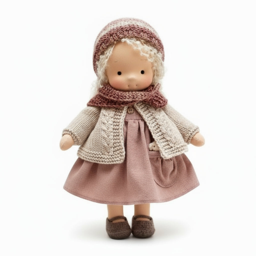 Cuddly Artisan Doll for Children's Imaginative Fun