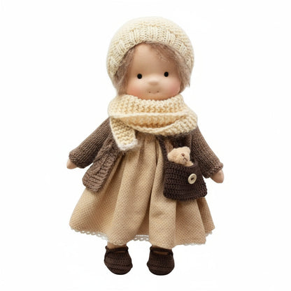 Cuddly Artisan Doll for Children's Imaginative Fun