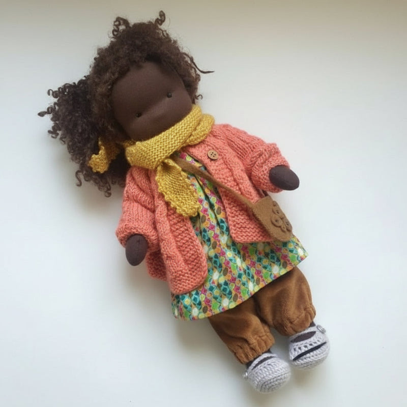 Cuddly Artisan Doll for Children's Imaginative Fun