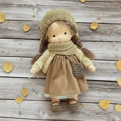 Cuddly Artisan Doll for Children's Imaginative Fun