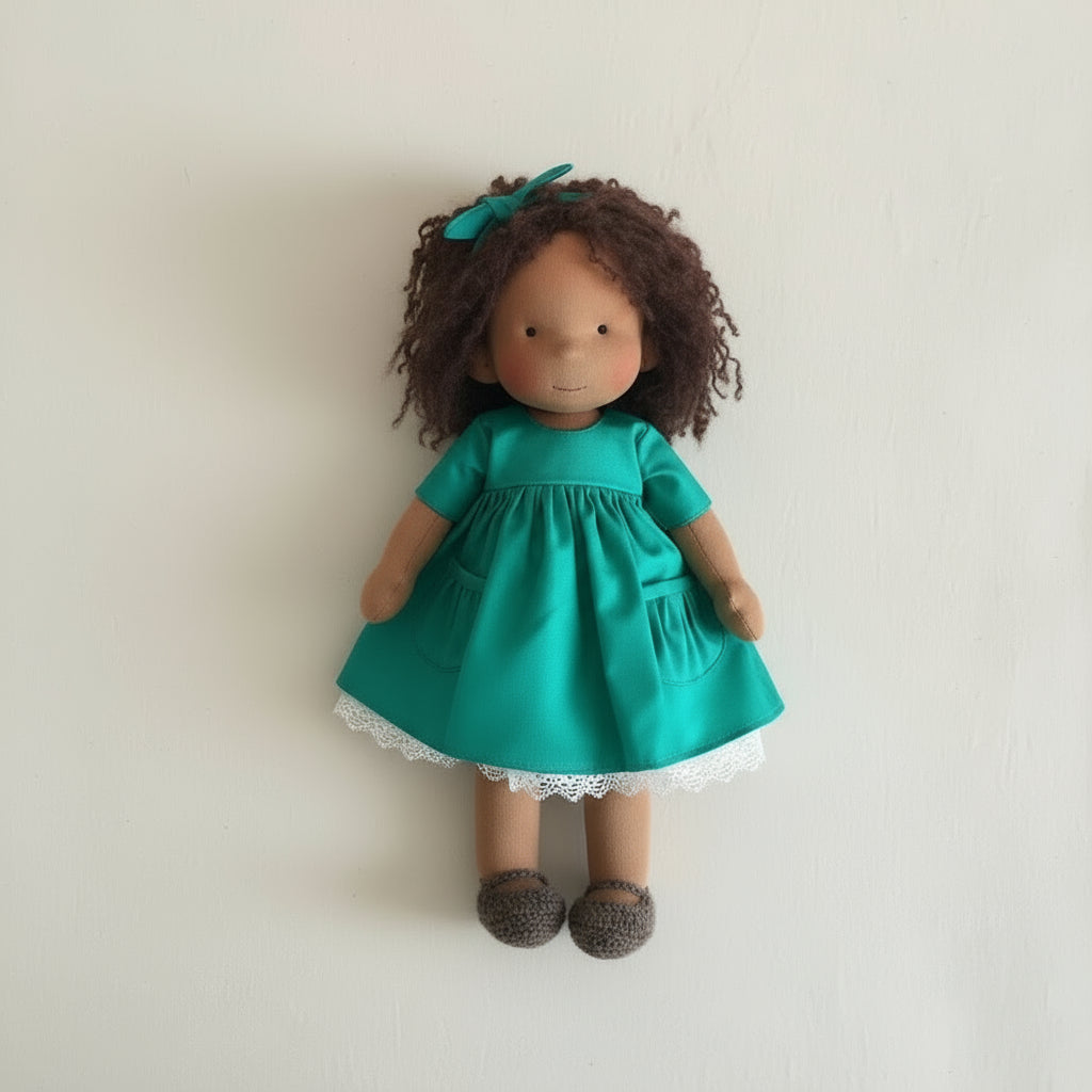 Cuddly Artisan Doll for Children's Imaginative Fun