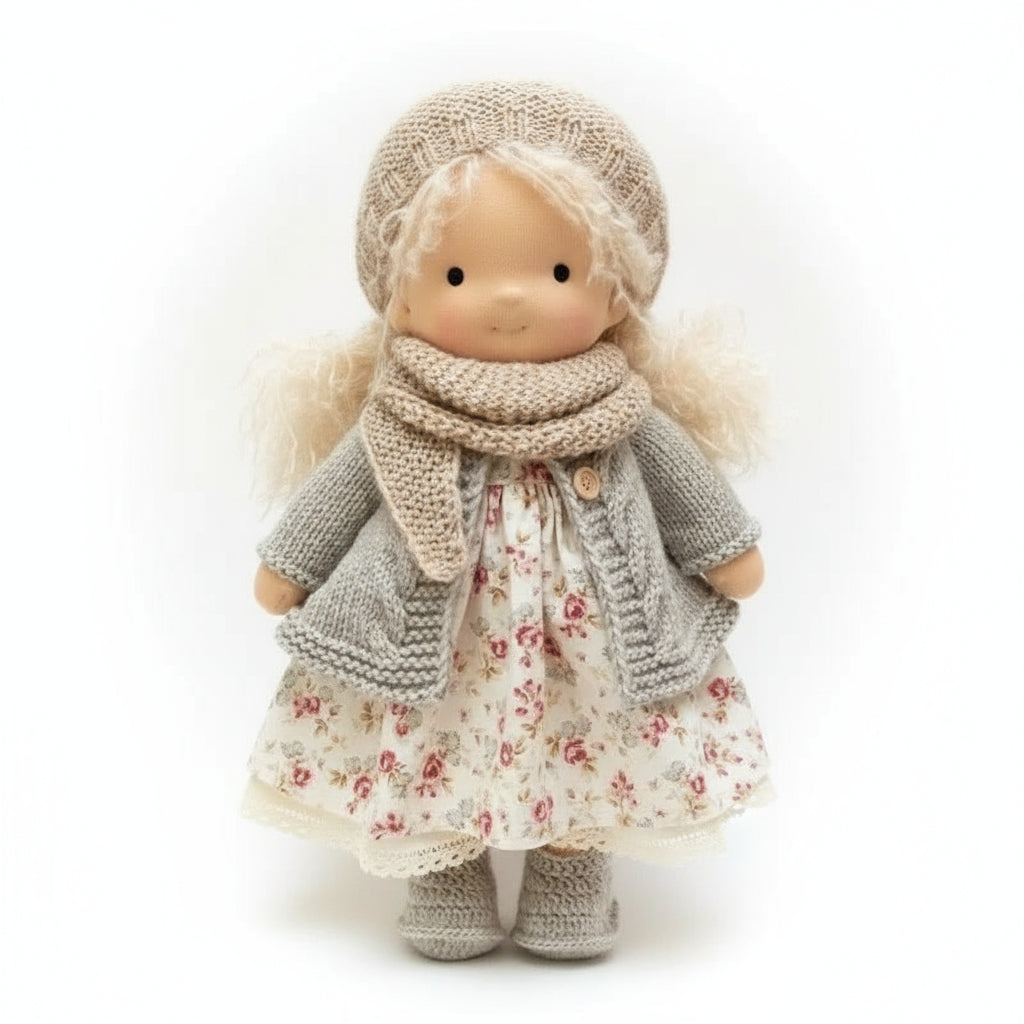 Cuddly Artisan Doll for Children's Imaginative Fun