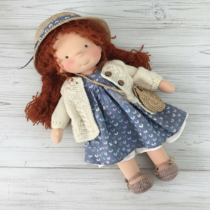 Cuddly Artisan Doll for Children's Imaginative Fun