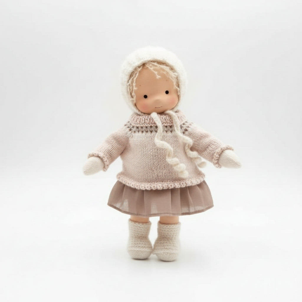 Cuddly Artisan Doll for Children's Imaginative Fun