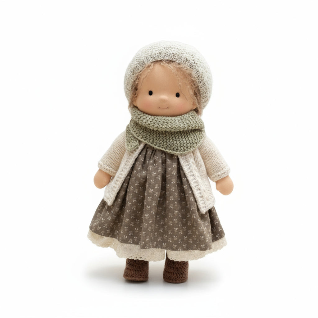 Cuddly Artisan Doll for Children's Imaginative Fun