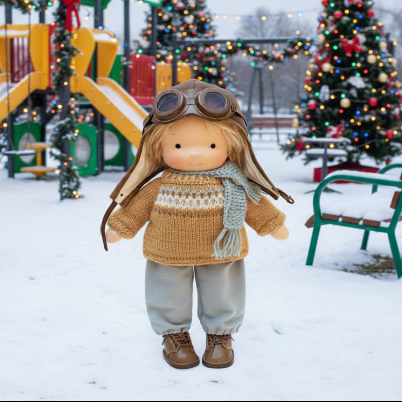 Cuddly Artisan Doll for Children's Imaginative Fun