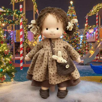 Cuddly Artisan Doll for Children's Imaginative Fun