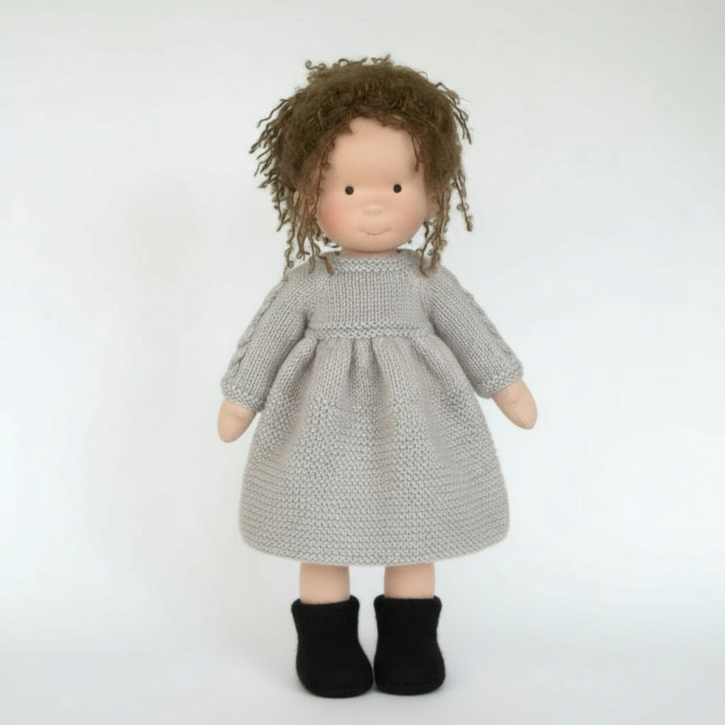 Soft Handmade Waldorf Doll for Kids Creative Play