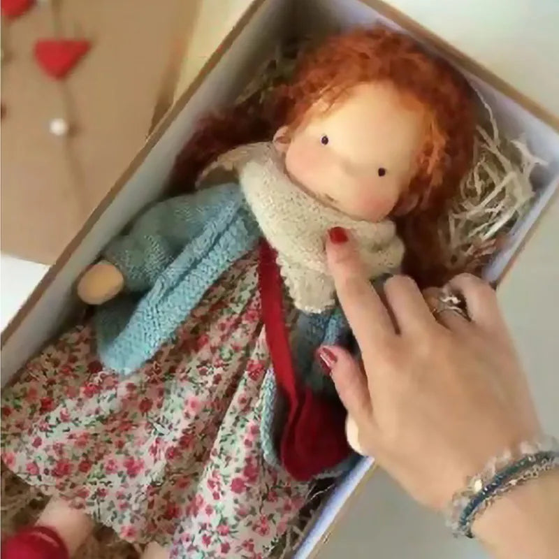 Adorable Handmade Plush Toy Doll for Kids