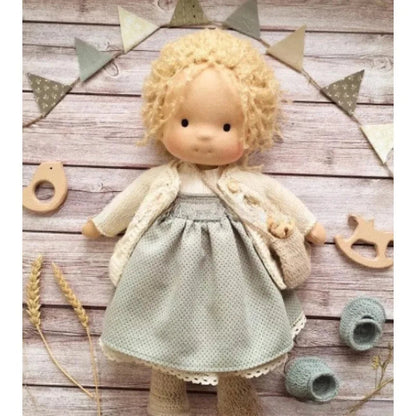Adorable Handmade Plush Toy Doll for Kids