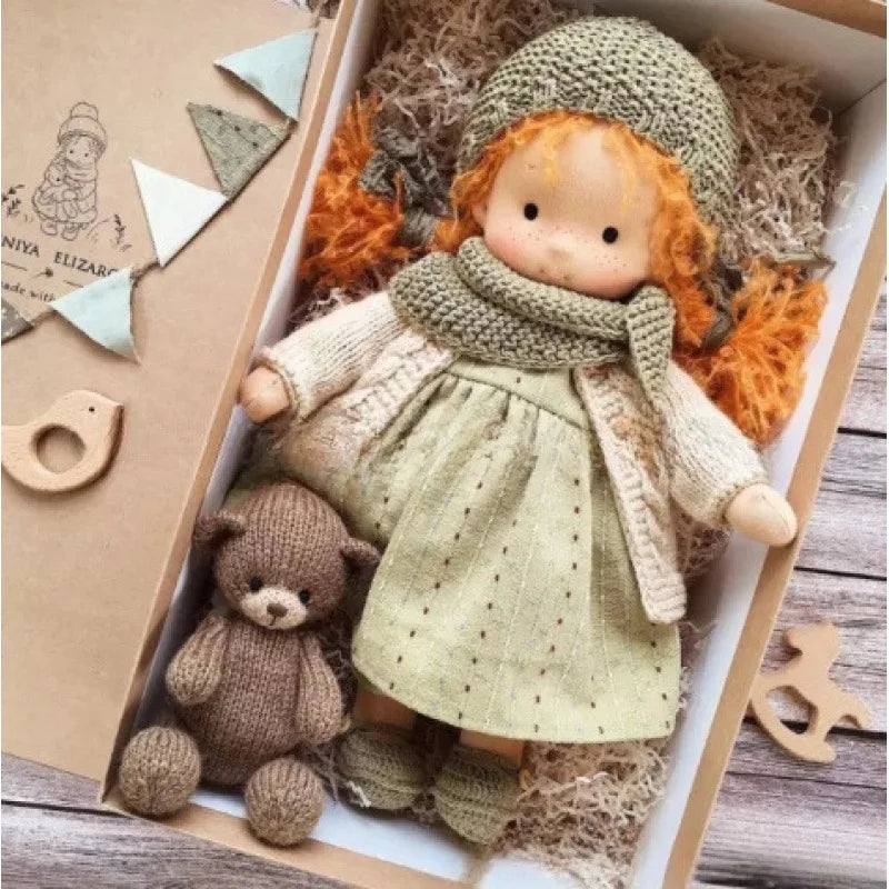 Adorable Handmade Plush Toy Doll for Kids