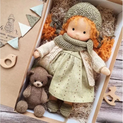 Adorable Handmade Plush Toy Doll for Kids