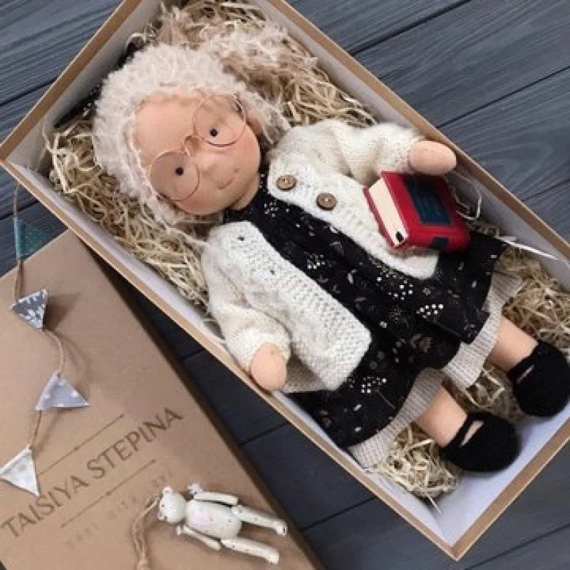 Adorable Handmade Plush Toy Doll for Kids
