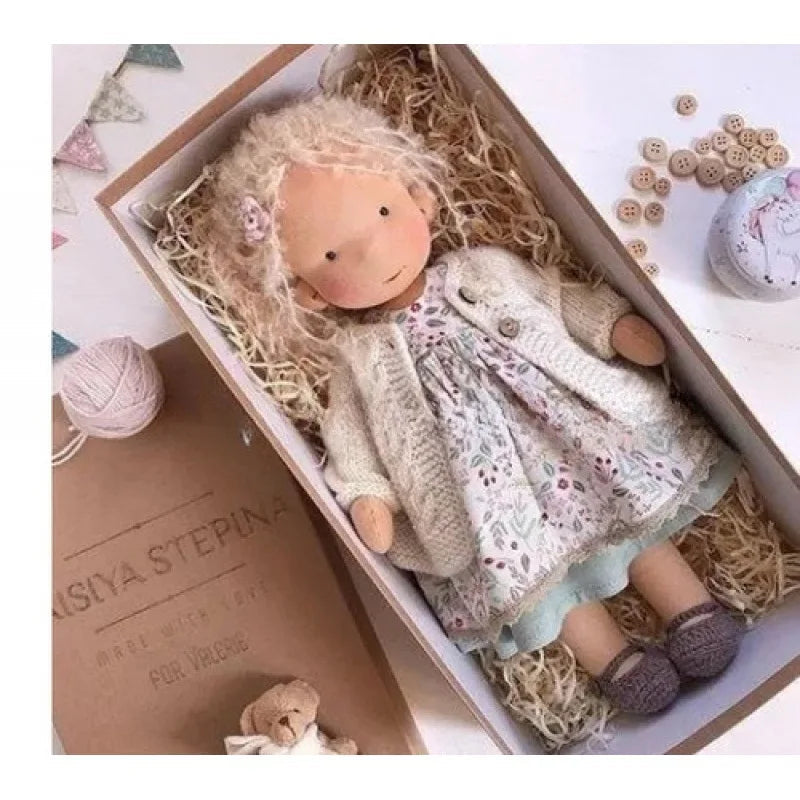 Adorable Handmade Plush Toy Doll for Kids