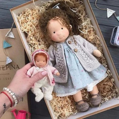 Adorable Handmade Plush Toy Doll for Kids