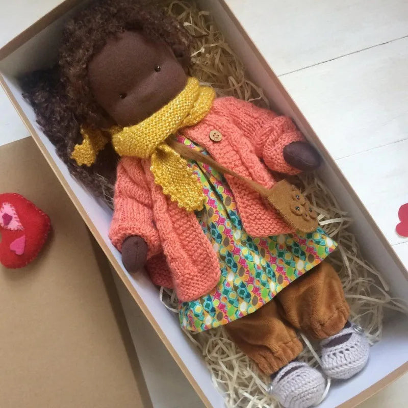 Adorable Handmade Plush Toy Doll for Kids