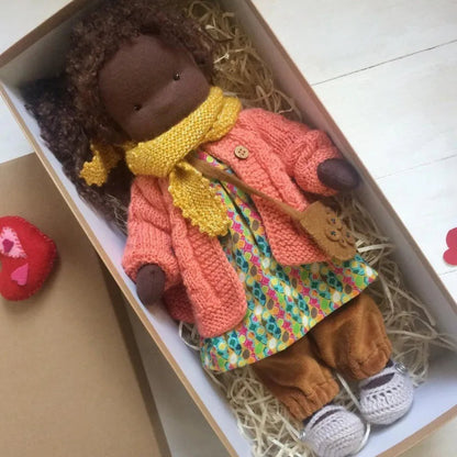 Adorable Handmade Plush Toy Doll for Kids