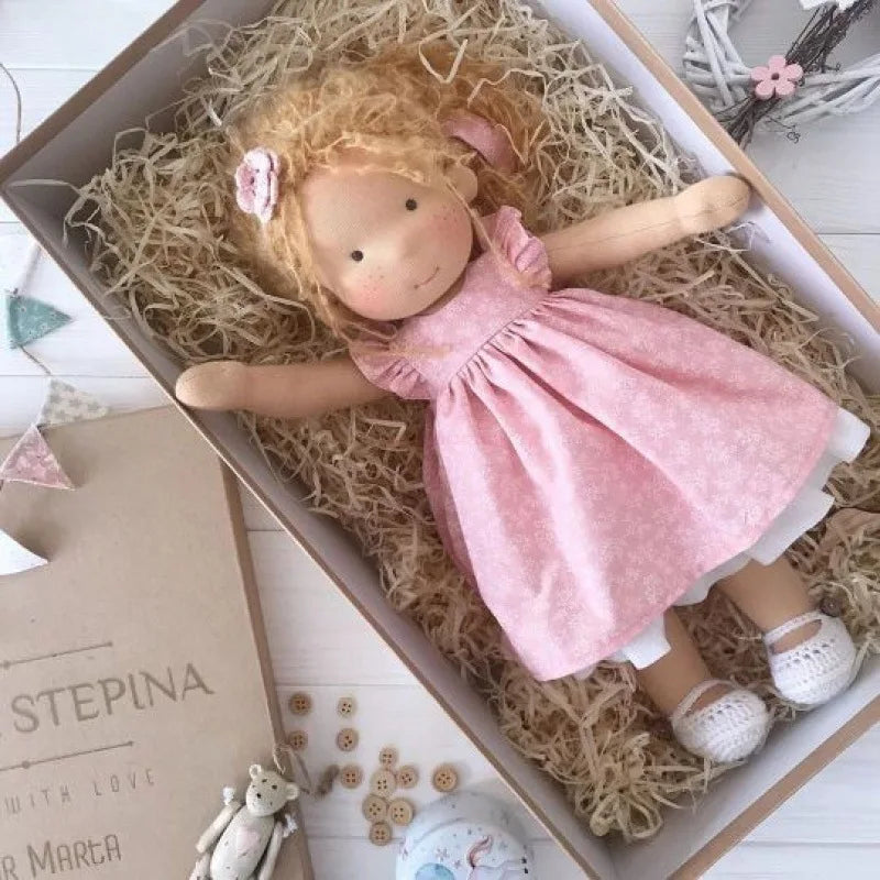 Adorable Handmade Plush Toy Doll for Kids