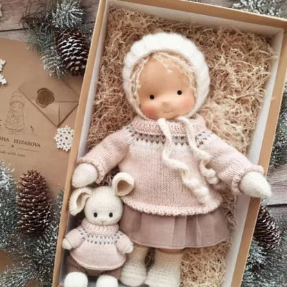Adorable Handmade Plush Toy Doll for Kids