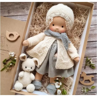 Adorable Handmade Plush Toy Doll for Kids