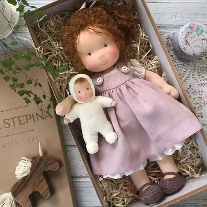 Adorable Handmade Plush Toy Doll for Kids