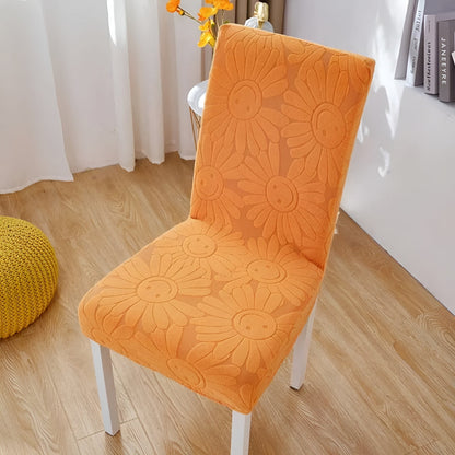 Colorful Floral Elastic Chair Slipcover