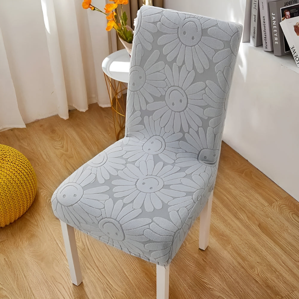 Colorful Floral Elastic Chair Slipcover