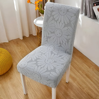 Colorful Floral Elastic Chair Slipcover