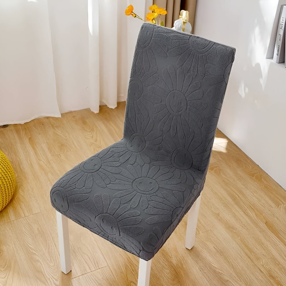 Colorful Floral Elastic Chair Slipcover