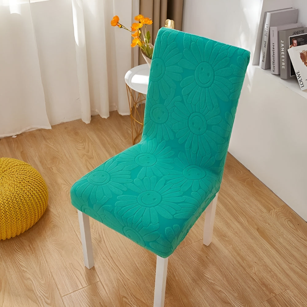 Colorful Floral Elastic Chair Slipcover