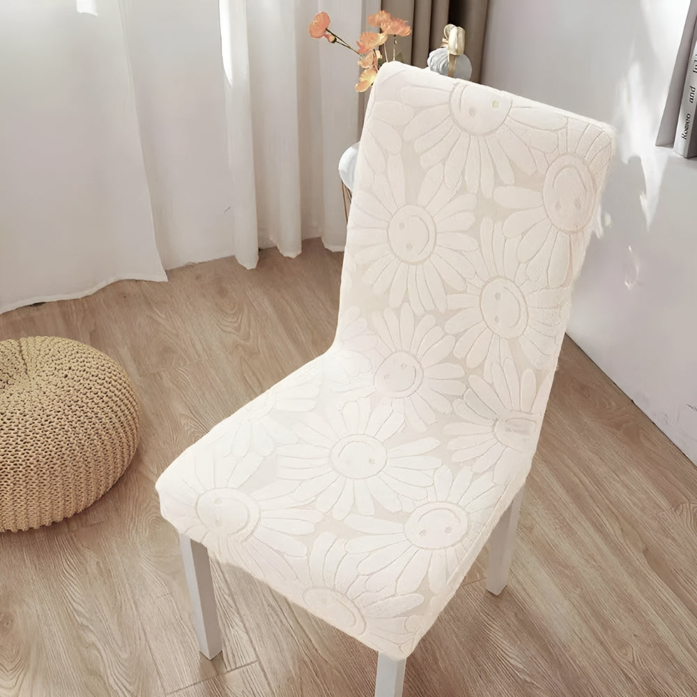 Colorful Floral Elastic Chair Slipcover