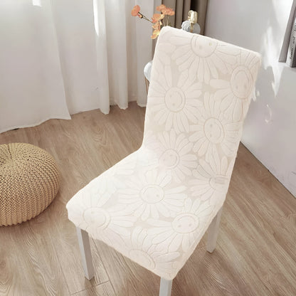 Colorful Floral Elastic Chair Slipcover