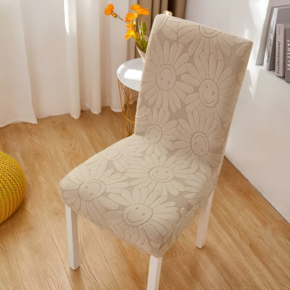 Colorful Floral Elastic Chair Slipcover