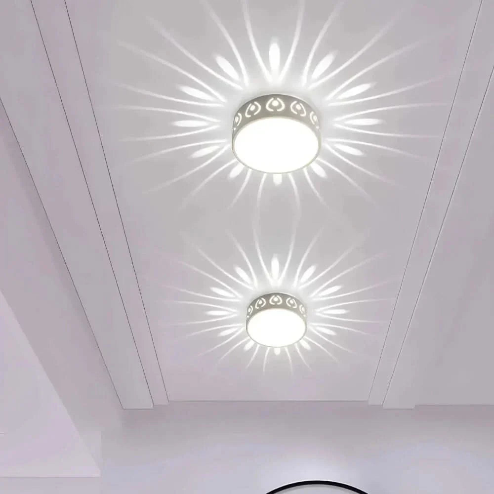 Slim Circular LED Overhead Light Fixture