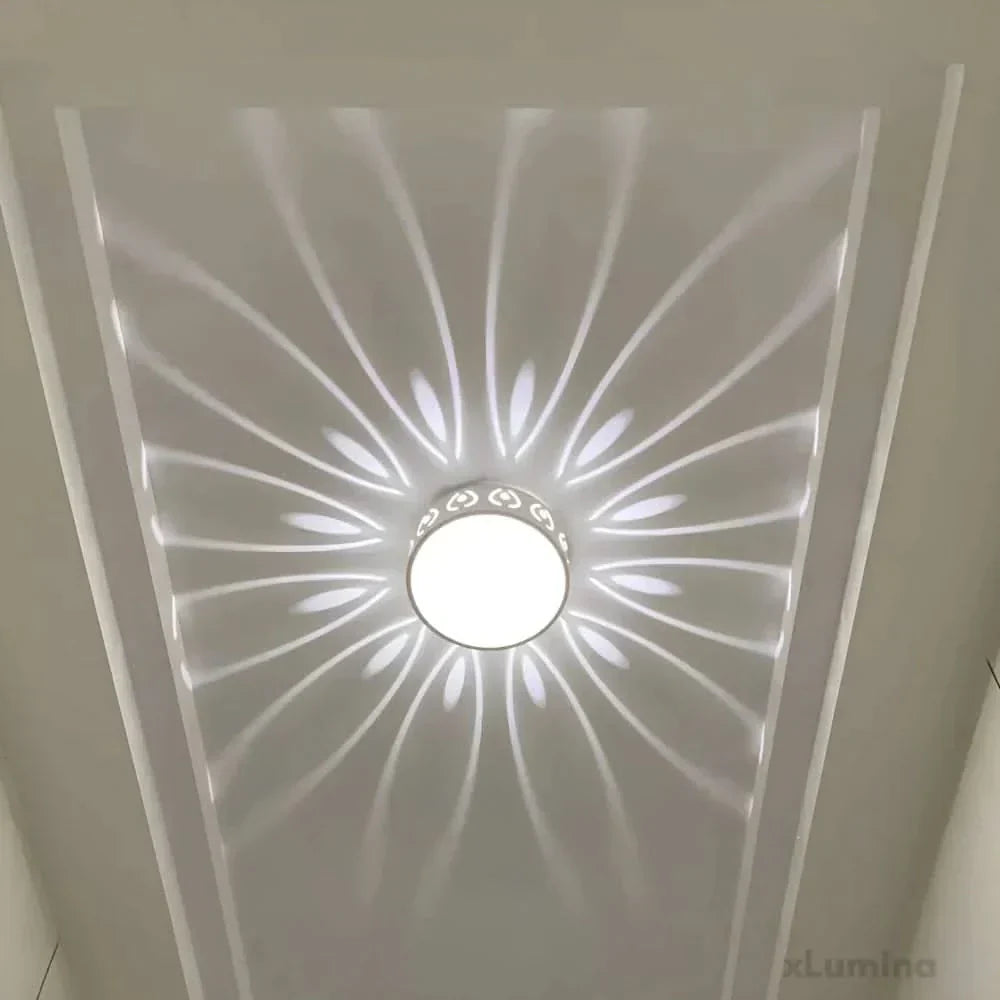 Slim Circular LED Overhead Light Fixture