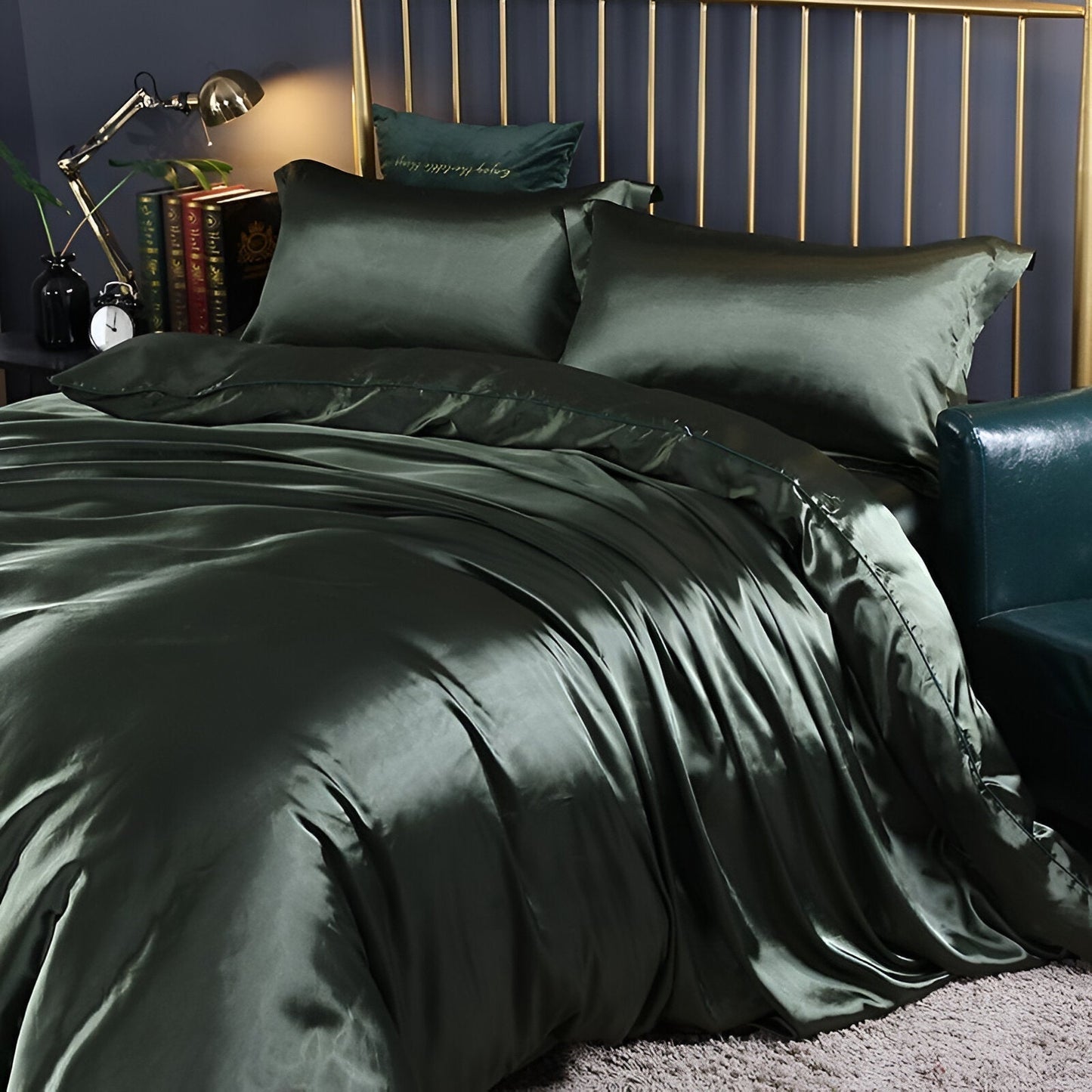 Luxurious Smooth Silk Bed Sheet Set