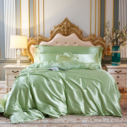 Luxurious Smooth Silk Bed Sheet Set