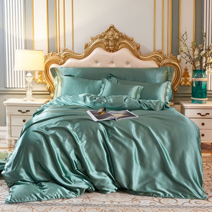 Luxurious Smooth Silk Bed Sheet Set