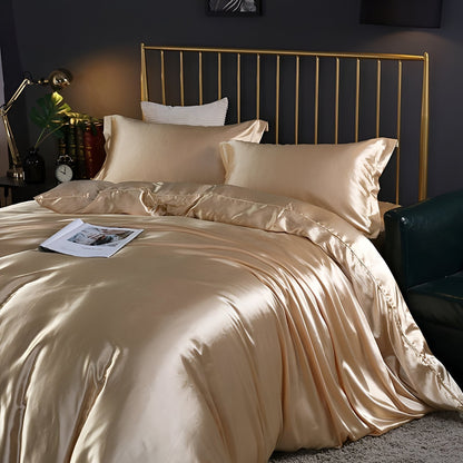 Luxurious Smooth Silk Bed Sheet Set