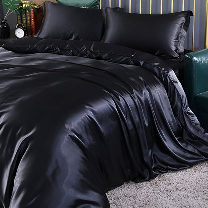 Luxurious Smooth Silk Bed Sheet Set
