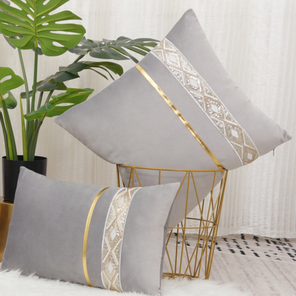 Premium Striped Pillow Cover